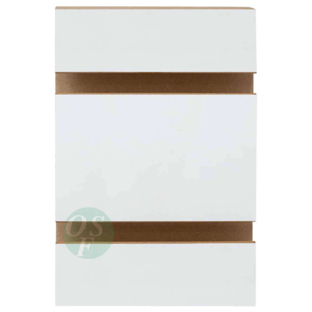 White Slat Wall